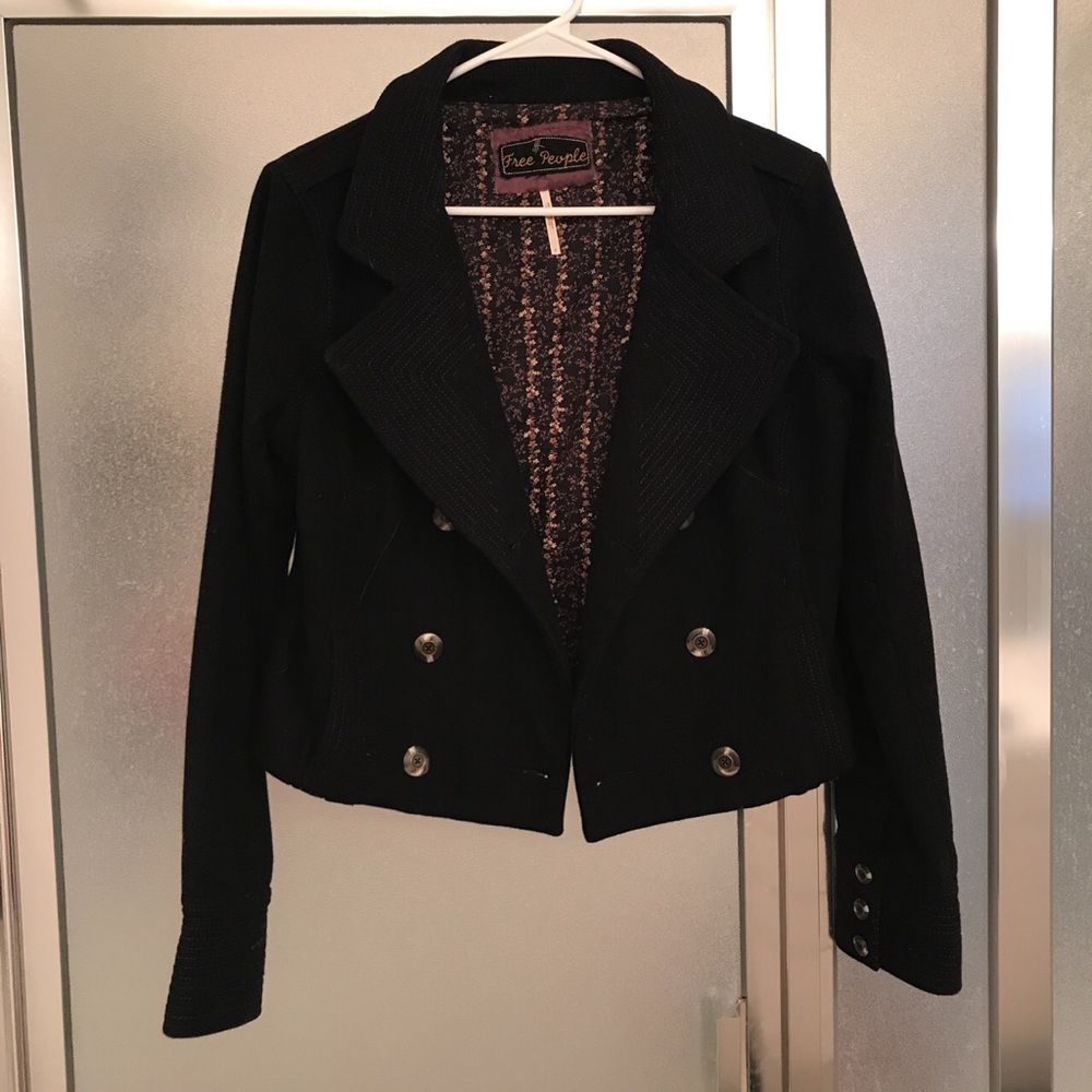 Free People Wool Blazer